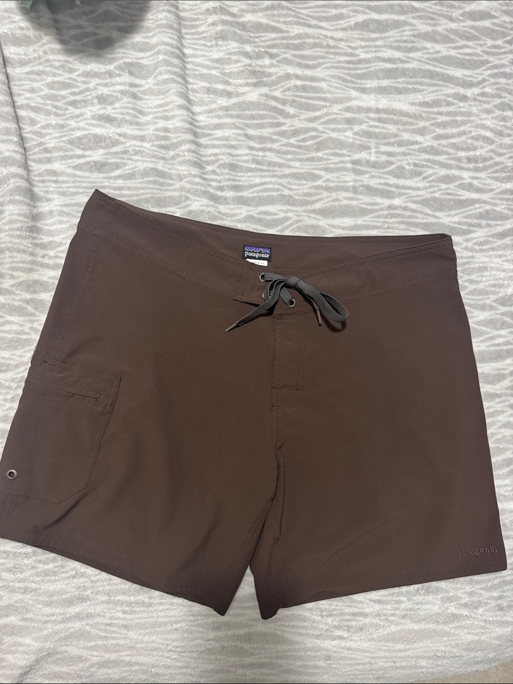 Patagonia Brown Women's Boardshorts with Drawstring Waist